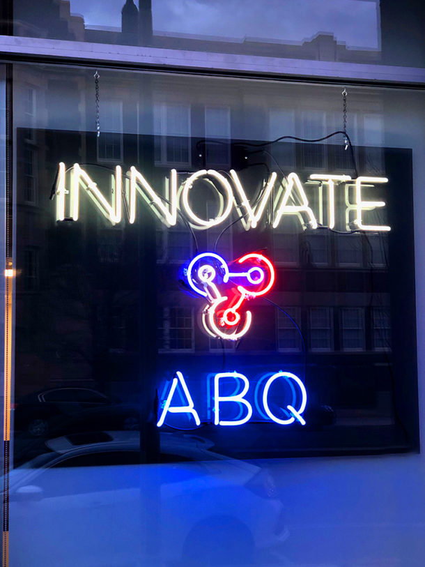 InnovateABQ's New Neon Sign InnovateABQ